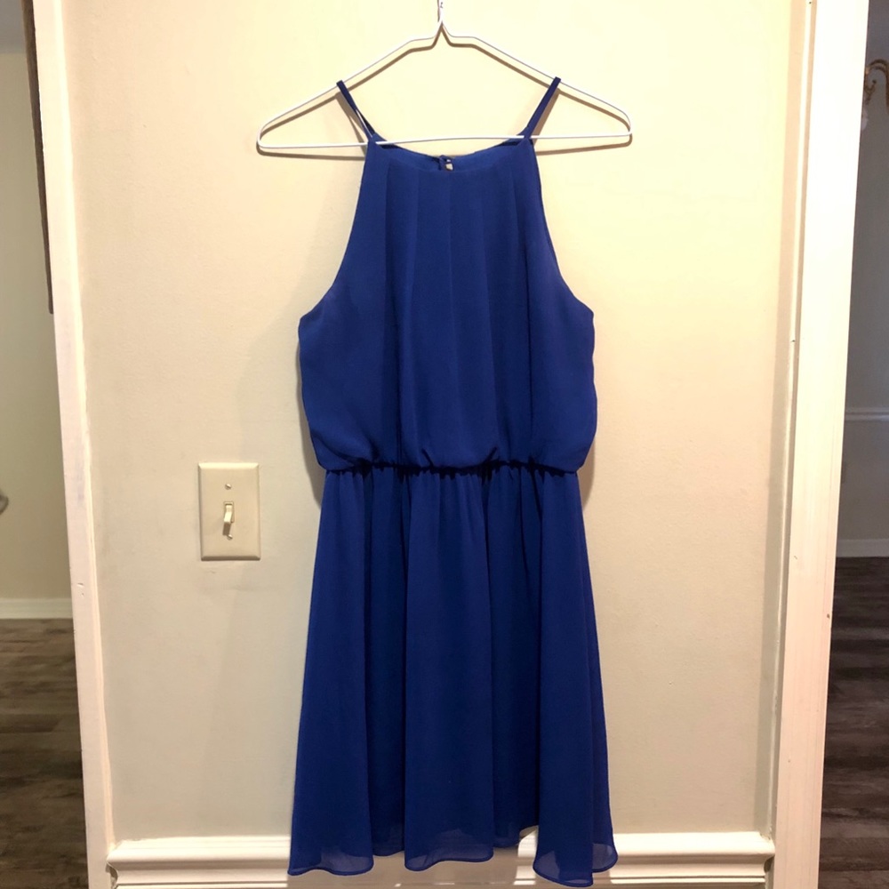 by&by royal blue dress